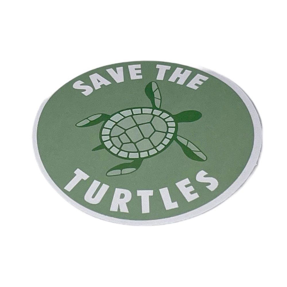 NWT Wool + Pepper Co. SAVE THE TURTLES Sticker